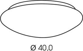 Brilagi - plafoniera in vetro Tiffany FOLIA 2xE27/60W/230V Ø 40 cm