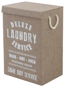 Cesto Portabiancheria stile industry con Strappo in colore Beige
