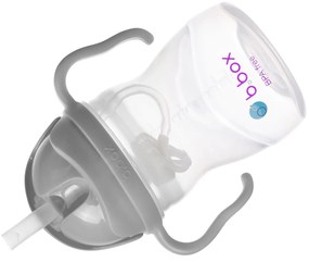 Tazza con cannuccia – grigio 240 ml