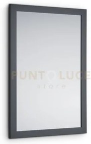 Kim specchio da parete con cornice liscia con ganci x installazione...