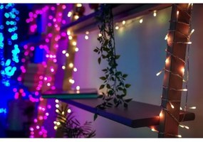 Twinkly TWI190STP-TEU - LED RGB Tenda natalizia per esterni 190xLED 11,5m IP44 Wi-Fi