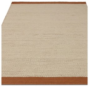 Tappeto in lana intrecciata crema e terracotta 160x230 cm Lima Rust - Asiatic Carpets