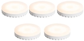 Set di 5 lampadine LED GX53 7W 750 lm 3000K