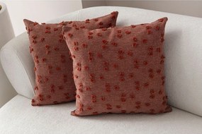 Federe decorative in set 2 pz 43x43 cm Tuffet – Mioli Decor