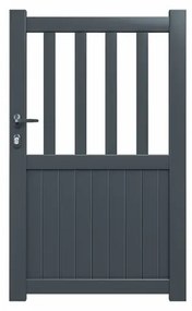 Portoncino GARDENGATE Zorn grigio in alluminio H 140 x L 100 cm