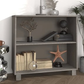 Credenza Hamar Grigio Chiaro 85x35x80 Cm Legno Massello Di Pino /