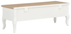 Mobile porta tv bianco 100x35x35 cm in legno