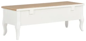 Mobile porta tv bianco 100x35x35 cm in legno