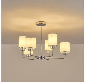 Lampadario a sospensione con supporto rigido 6xE27/60W/230V