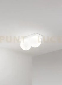Plafoniera in alluminio bianco dot led 16w 3000k cri?90 220-240v 50...