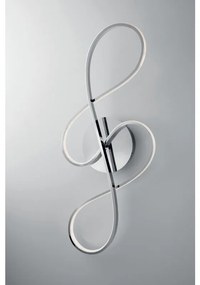 Plafoniera LED VIOLINO argento IP20 bianco naturale