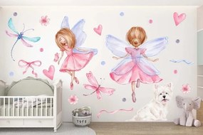 Adesivo murale per ragazze "fate" 100 x 200 cm