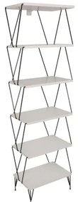 Libreria BALABAN 165x48 cm bianco/nero