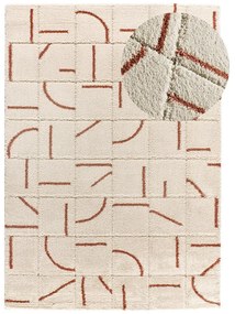 Tappeto color mattone/color crema 160x230 cm Brenda – Universal