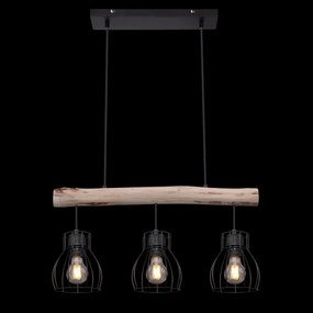 Globo 15326-3N - Lampadario a sospensione con filo MINA 3xE27/40W/230V