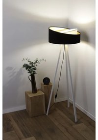 Lampada da terra GALAXY 1xE27/60W/230V nero/bianco