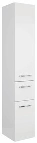 Colonna per mobile bagno image PELIPAL 1 cassetto 2 ante P 33 x L 30 x H 168.5 cm bianco mdf