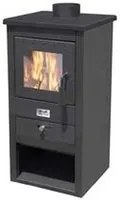 stufa a legna athena 13 kw nera - misure cm.44x45x94h. - peso kg.55 fer424707