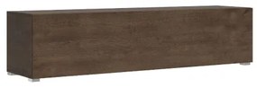 Base TV con piedini e foro passacavi Isoka 173 cm Noce