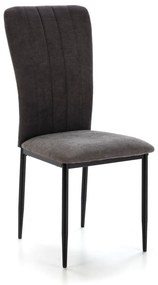 Set di sedie da pranzo nere 4 pz Holly - Marckeric