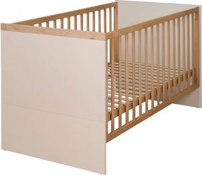 Lettino beige/di colore naturale con altezza regolabile 70x140 cm Jil – Roba