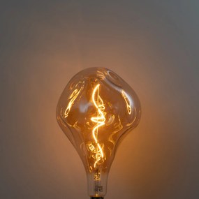 Lampada LED E27 dimmerabile a filamento a spirale PS160 ambrata 6W 340 lm 1800K