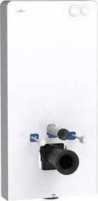 Mexen Tex Air G struttura esterna pneumatica WC, vetro bianco - 61150A-20