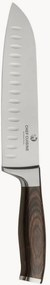 Coltello Santoku con manico in legno Pakkawood Troy
