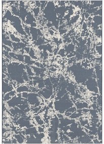 Tappeto Star marble astratto blu, L 230 x L 160 cm