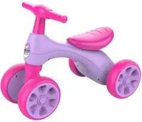 Bicicletta Pedagogica per Bambina 57x34x42 cm 4 Ruote Quad Rosa