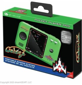 Console Portatile My Arcade Pocket Player PRO - Galaga Retro Games Verde