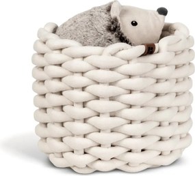 Cesto in tessuto ø 21x17 cm Peach Skin Round S – Bigso