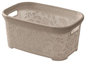 Cesta Portabiancheria 27 Lt Feridras "Flower" Tortora
