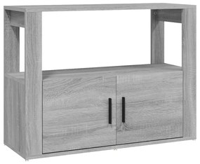 Credenza grigio sonoma 80x30x60 cm in legno multistrato