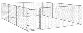 Cuccia Per Cani Da Esterno Con Porta 3x4x1 M Acciaio Zincato /