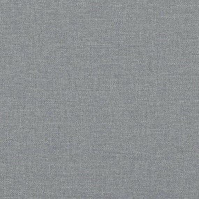 Set di divani 2 pz con cuscini grigio chiaro in tessuto