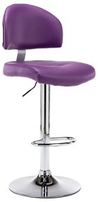 Sgabello Da Bar Viola İn Similpelle /