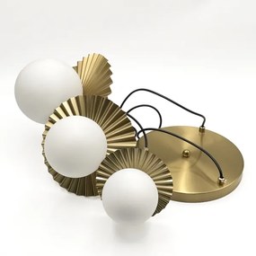 Lampadario a cavo CHITA 3xG9/5W/230V dorato