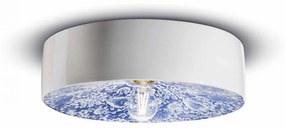 Ferroluce Decò  Pi - ceiling lamp 1 light  C1792 Ming blu