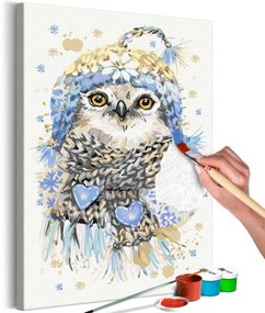 Quadro fai da te Cold Owl