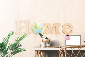Carta da parati – Con scritta Eco Home