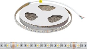 Striscia LED RGBW Multicolore 24V 17W/m Professionale - IP67 - 5 metri