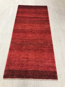 Loribaft Tappeto persiano 190x80 Rosso (Iran) Annodato A Mano