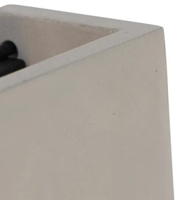 Applique da parete industriale in cemento - Meave