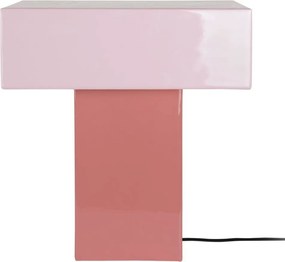 Lampada da tavolo rosa (altezza totale 35 cm) Grato Recto – Leitmotiv