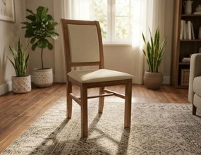 Sedia King personalizzabile in legno massello di faggio
