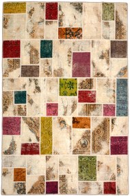 Patchwork Tappeto 200 x 300 Beige (Iran) Annodato A Mano