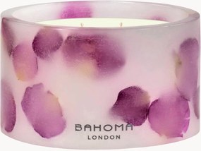 Candela profumata fatta a mano a tre stoppini Botanica (rosa)