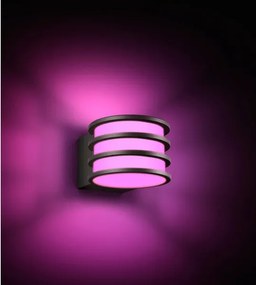 Philips - Lampada da parete esterna LED RGB dimmerabile Hue LUCCA 1xE27/8,1W/230V IP44