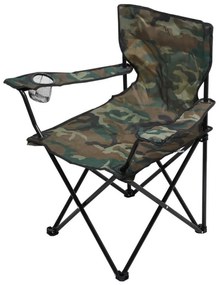 Sedia da campeggio pieghevole camouflage